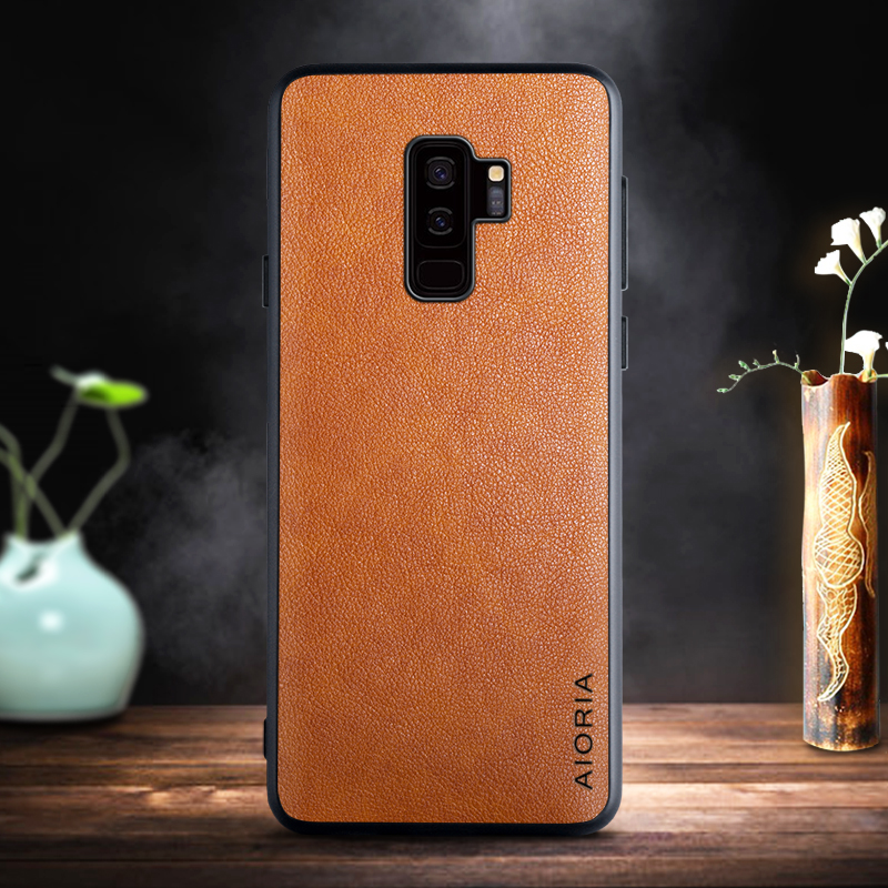 Aio Bao Da Thời Trang Cho Điện Thoại samsung galaxy s9 plus Ốp
