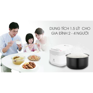 Nồi cơm điện tử electrolux 1.2 lít erc6503w