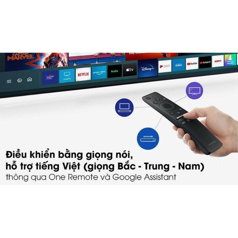 Smart Tivi Samsung 4K 65 inch UA65TU8100.MODEL2020.FULLBOX( Bảo hành chính hãng 2 năm) | BigBuy360 - bigbuy360.vn