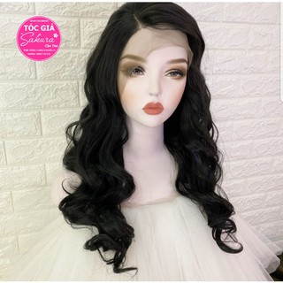 SDĐ 35 - Tóc Giả Siêu Da Đầu Xoăn Dài 40cm
