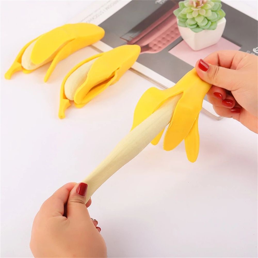 Đồ chơi quả chuối nắn bóp giảm căng thẳng sáng tạo phù hợp làm quà tặng vui nhộn cho người lớn/ trẻ em