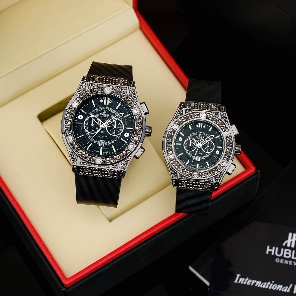 Đồng hồ nam nữ Hublot - đồng hồ unisex cặp đôi dây cao su có bảo hành 12tháng - emnhung447 | BigBuy360 - bigbuy360.vn