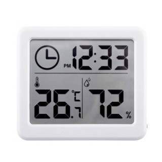 Máy đo nhiệt độ màn hình LCD kỹ thuật số Máy đo độ ẩm Máy đo độ ẩm trong phòng Đồng hồ nhiệt độ trong nhà