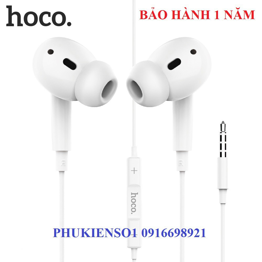 TAI NGHE Hoco M1-Pro 3.5 tai nghe Kiểu Dáng AirpodPro tai nghe điện thoại Deep Bass với Mic