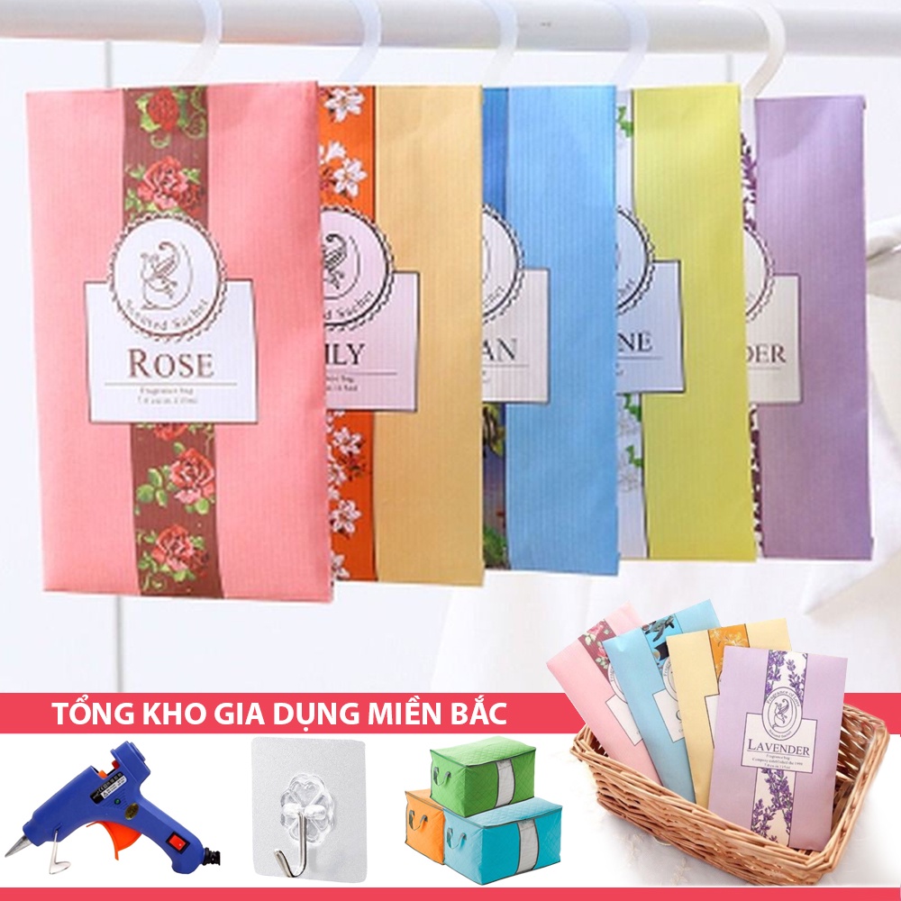 [Tổng Kho Sỉ] TÚI THƠM THẢO MỘC T1 Tinh Dầu Tự Nhiên Treo Phòng Ngủ - Gói Thơm Mini Để Tủ Quần Áo Và Móc Treo T10