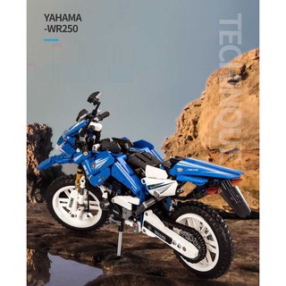 1001 - Đồ chơi ghép hình kiểu Lego Technic xe Yamaha WR250 của Sembo (799 mảnh)