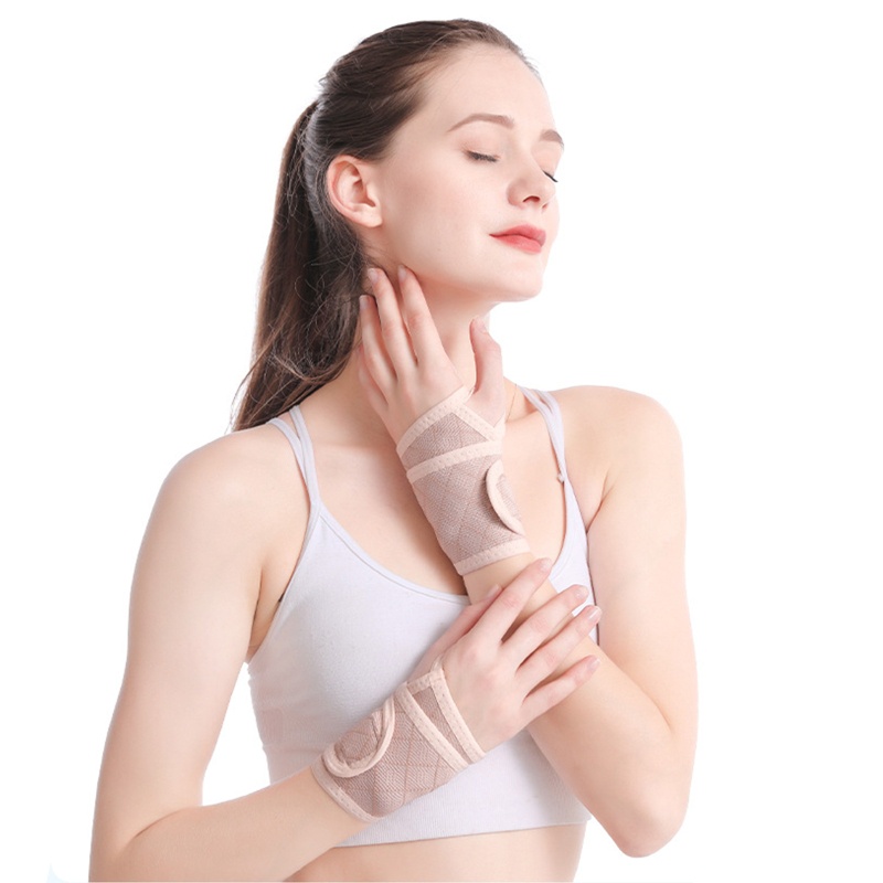 Găng Tay Co Giãn Thoáng Khí Bảo Vệ Cổ Tay Cho Nam Và Nữ