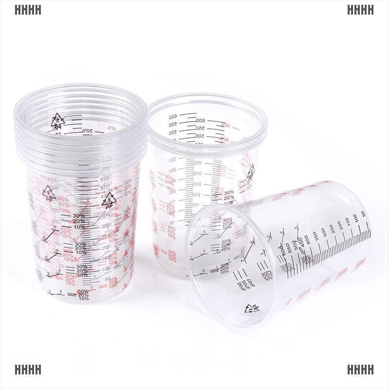 Bộ 10 Cốc Nhựa Trộn Màu Sắc Với Dung Tích 600ml