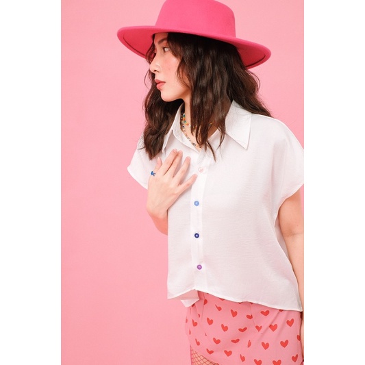 Double Moonshot - Áo sơmi trắng mullet