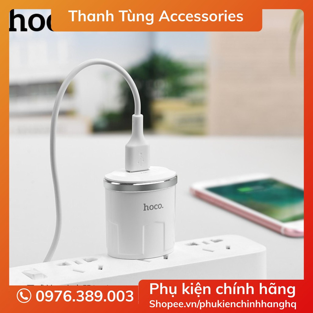 [Giá Sỉ] Bộ Củ Sạc Nhanh Hoco C37 2.4A - Chính Hãng