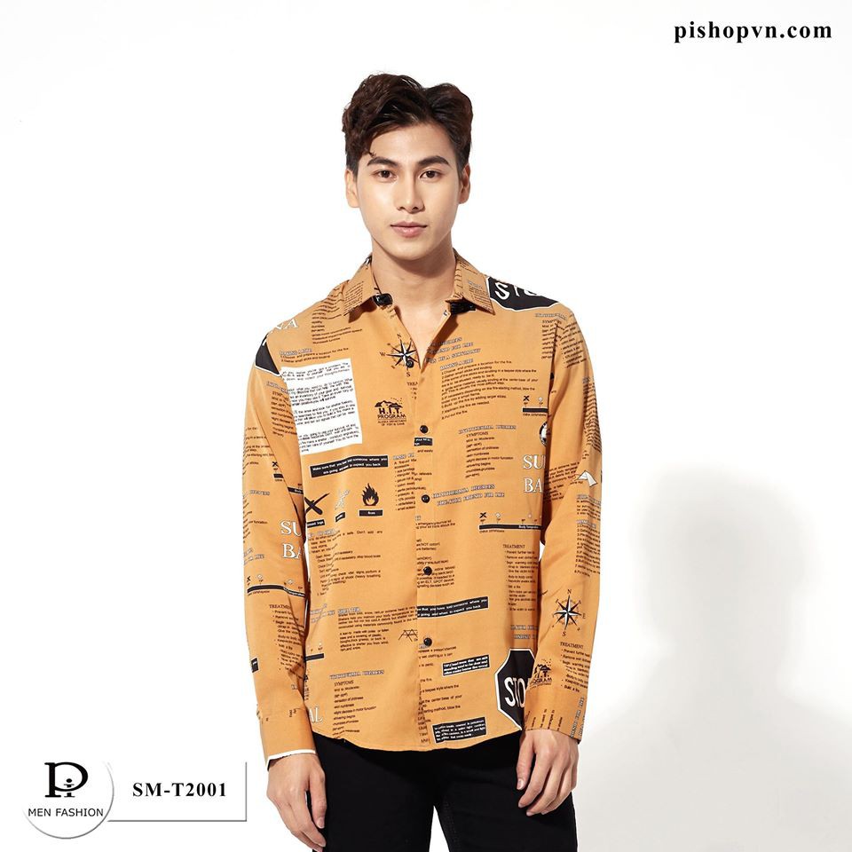  [Allbum] Áo sơ mi nam dài tay họa tiết, chất lụa đẹp hàn quốc hàng cao cấp htstore | BigBuy360 - bigbuy360.vn