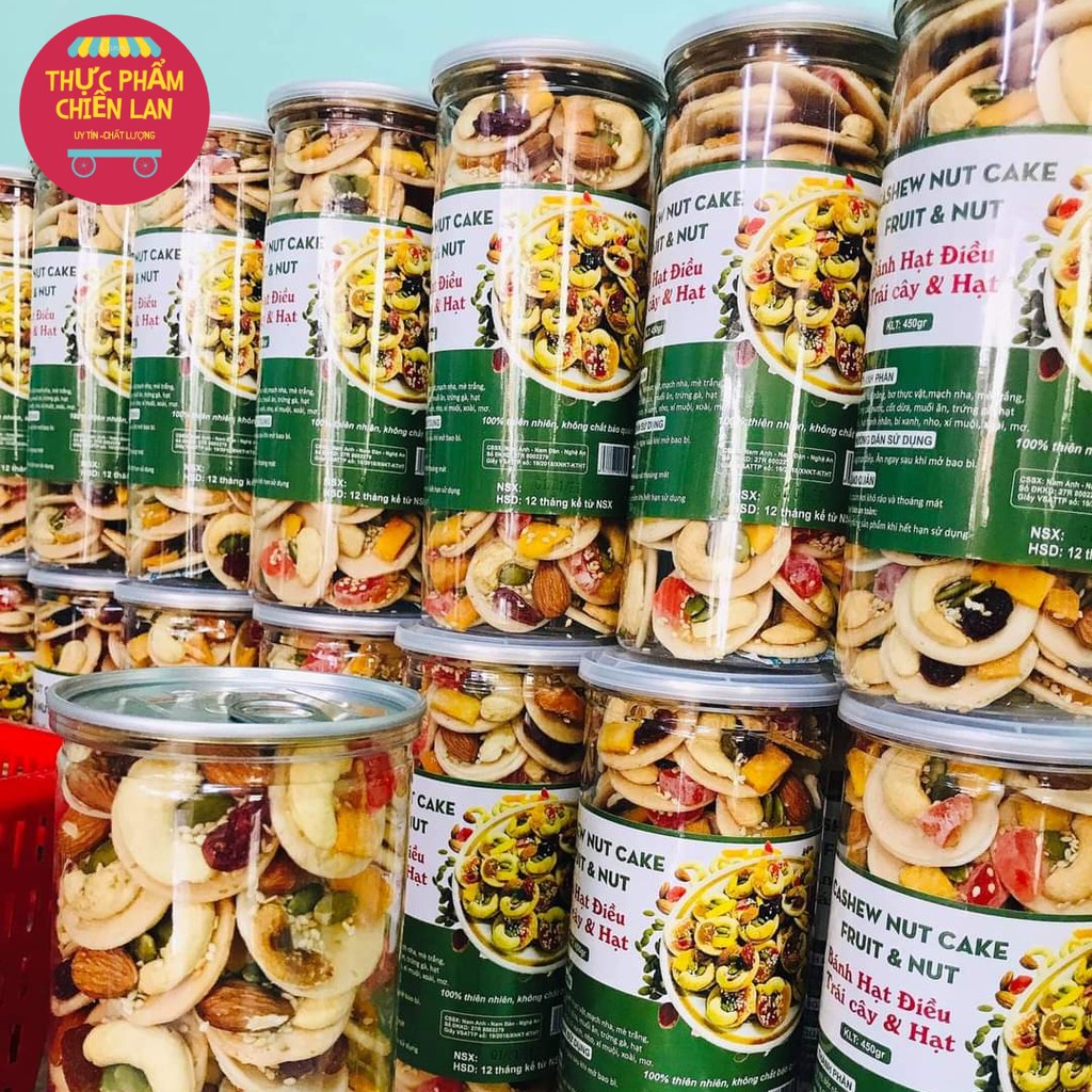 ❤️Bánh Đồng Tiền Hạt Điều Mix Và Trái Cây Ngon Xuất Sắc, Đồ Ăn Vặt Vị Siêu Ngon: Giàu Dinh Dưỡng Hộp 250g, 450g | BigBuy360 - bigbuy360.vn