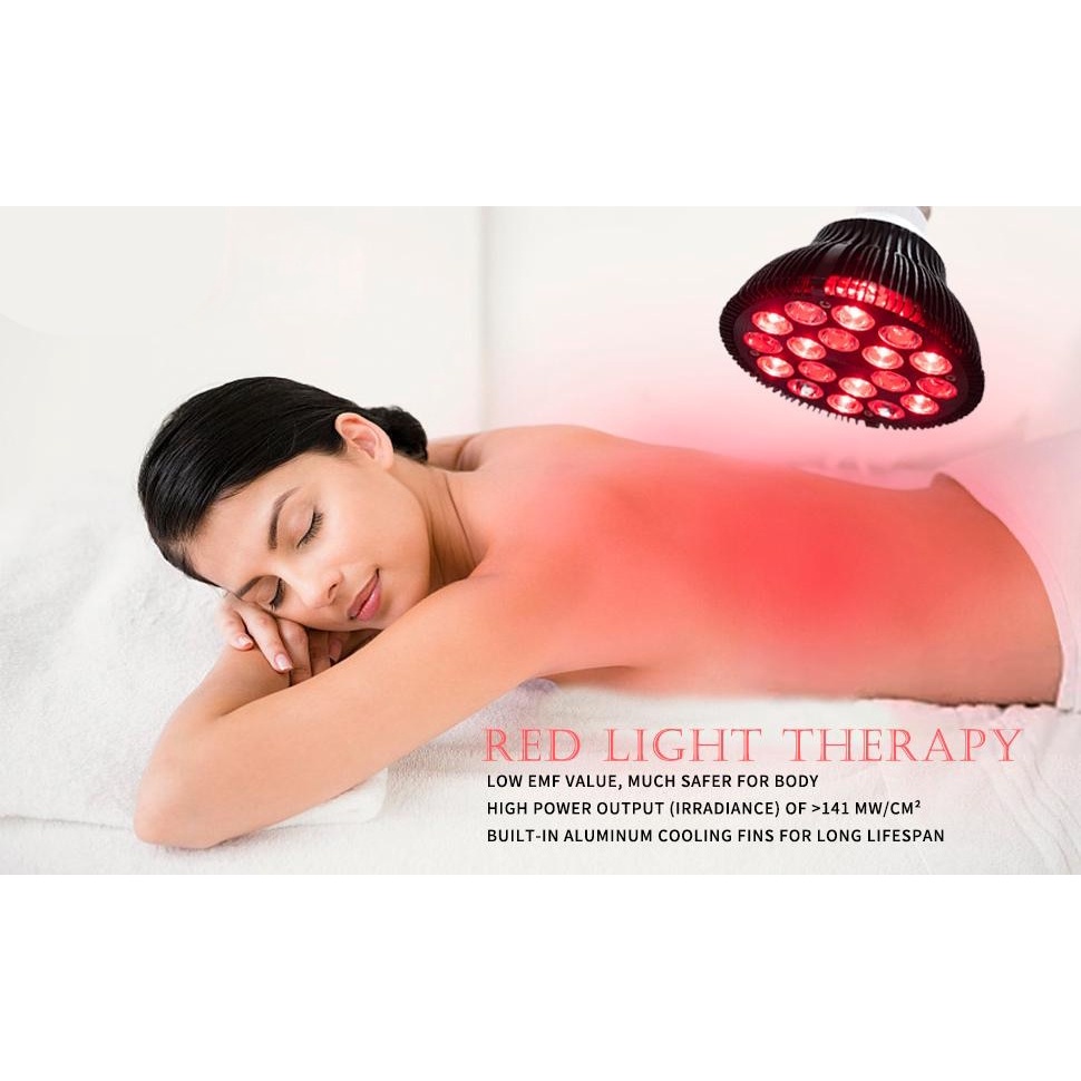 Đèn trị liệu bằng ánh sáng đỏ cho khuôn mặt 54W 660nm &amp;850nm Thiết bị trị liệu bằng ánh sáng hồng ngoại để giảm đau khớp cơ các công cụ sức khỏe da