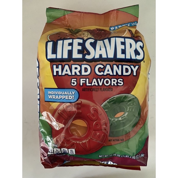 "Có BILL - USA" TÁCH LẺ KẸO 5 VỊ TRÁI CÂY LIFE SAVERS