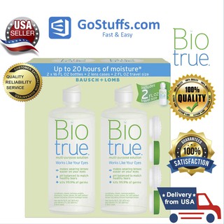 Combo 2 chai nước vệ sinh contact lens Biotrue Multi-Purpose Solution 473ml