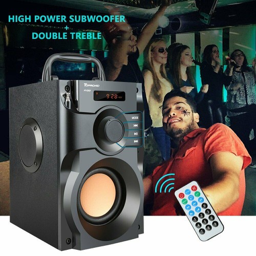 Loa nghe nhạc,Loa Bluetooth Công Suất Lớn vi tính RS A100 1 Bass + 2 Treble Cao Cấp Âm Thanh Sống Động BH Uy Tín 1 Đổi 1