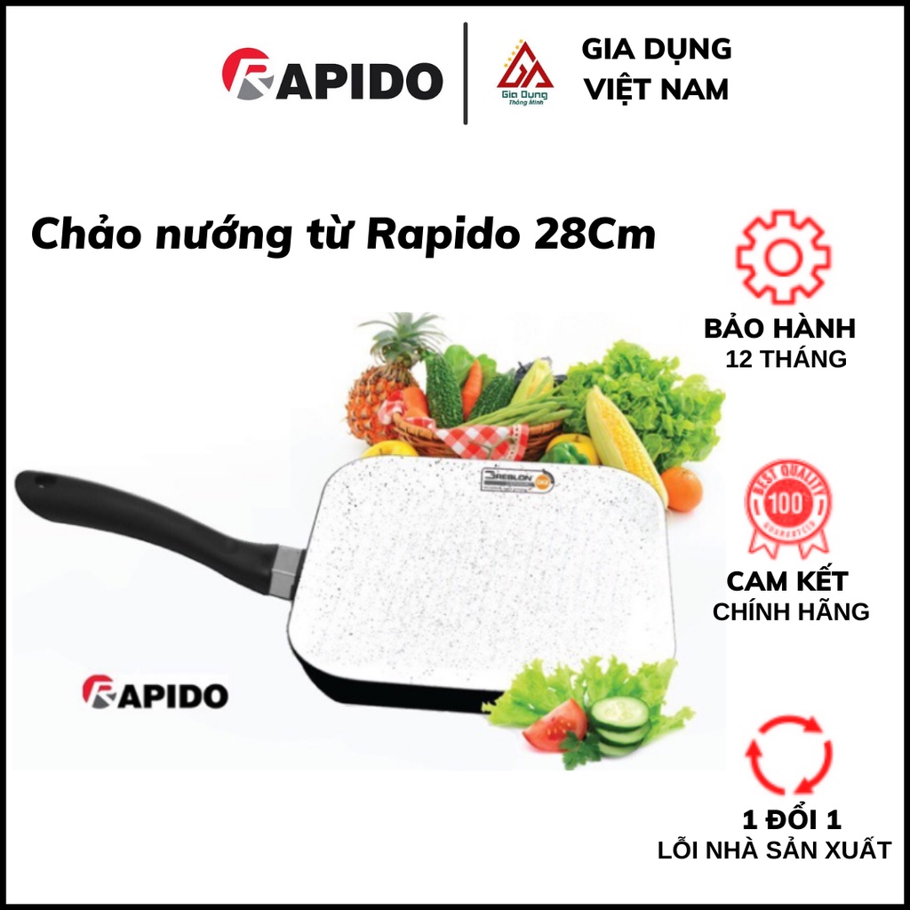 Chảo nướng từ Rapido 28Cm RG28-SD