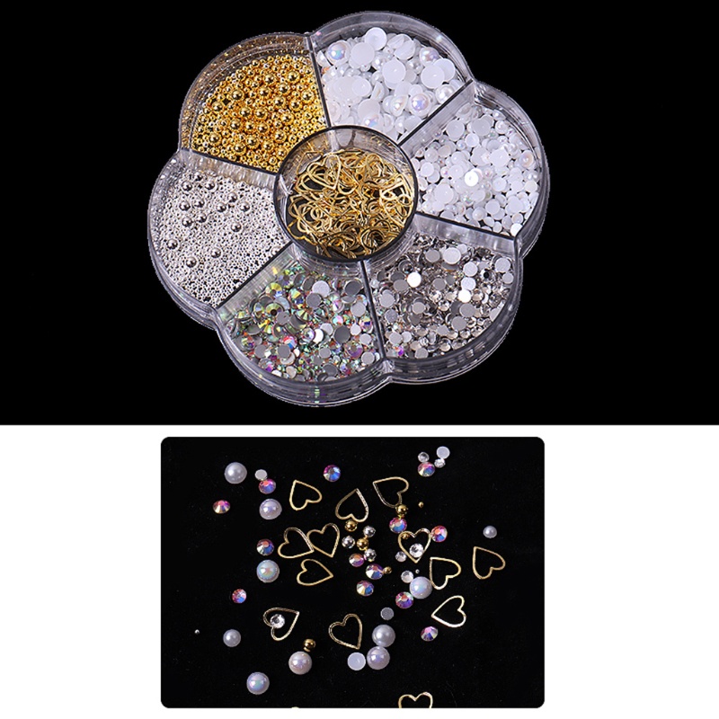 Hạt Pha Lê Hình Gấu 3D Trang Trí Móng Tay Nghệ Thuật