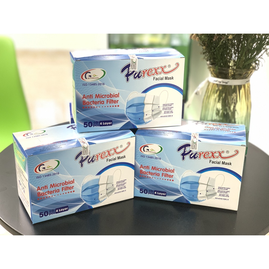 KHẨU TRANG 4 LỚP PUREXX