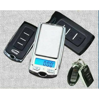Cân tiểu ly điện tử hình remote ô tô 200g - 0.01g