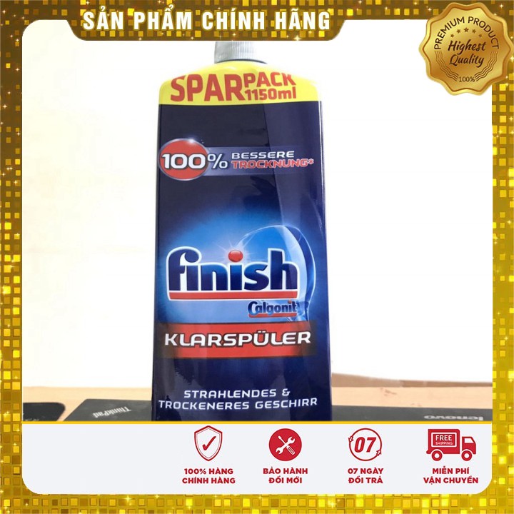 Nước làm bóng Finish 1150ml [khuyến mại 3 Viên Finish All-in-1]