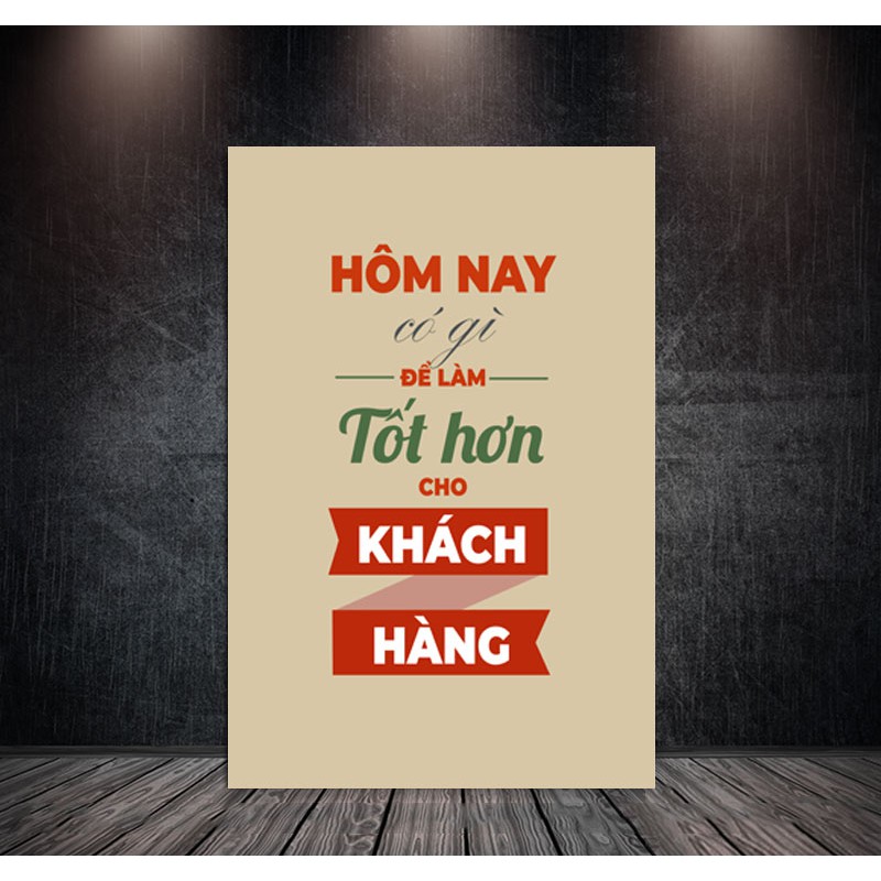 Tranh slogan treo tường SP111