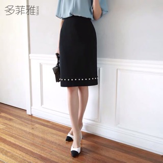 Chân váy chữ A đính ngọc