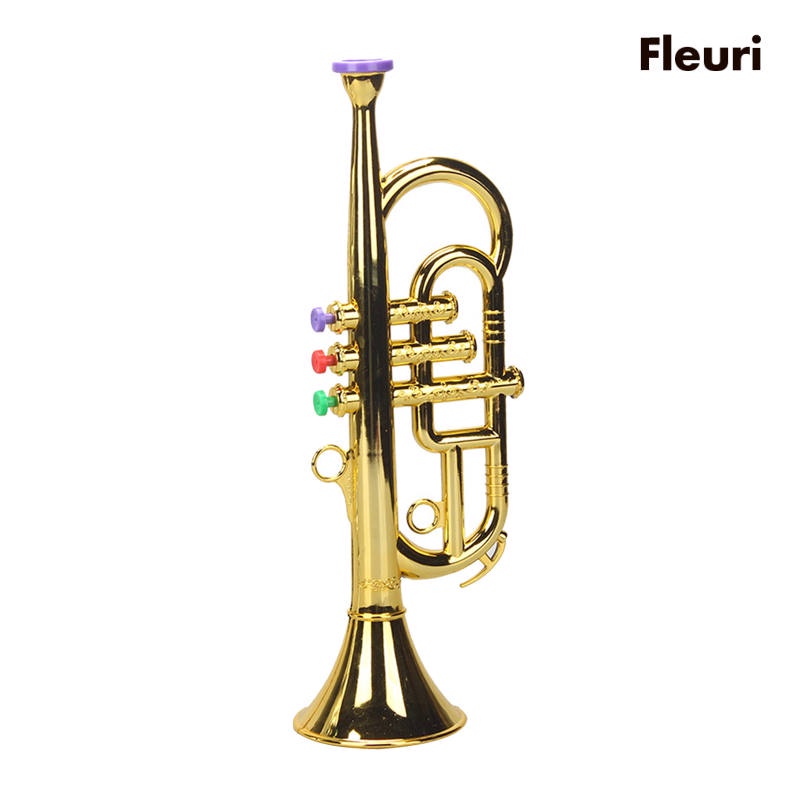 Kèn Trumpet Mini Bằng Nhựa ABS Ánh Kim Nhiều Màu Cho Bé