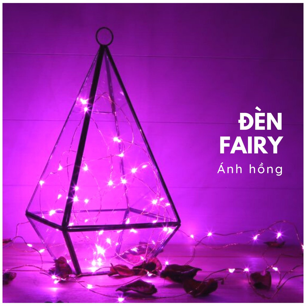 Đèn LED Fairy đèn đom đóm trang trí nhà cửa chạy pin A3 với 4 màu lựa chọn