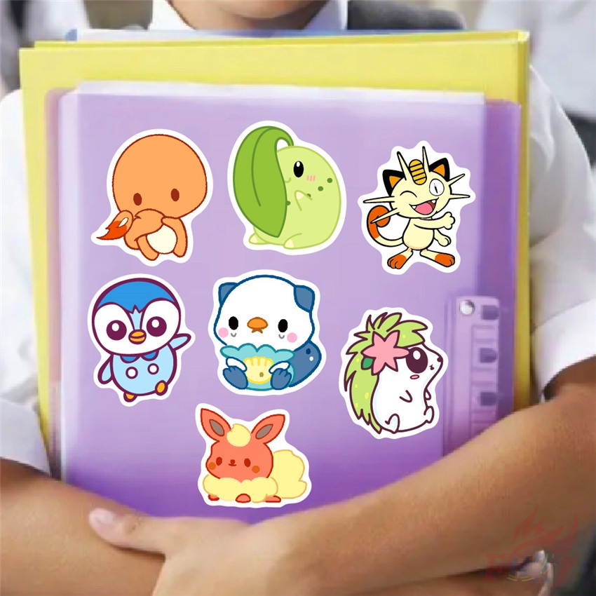 ❉ Q Pokemon Go Series 03 Funny Stickers ❉ 50Pcs/Set DIY Waterproof Fashion Mixed Doodle Decals Stickers