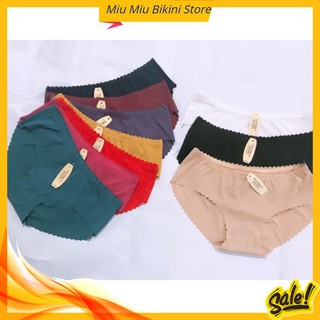 Quần Lót nữ ♥️FREESHIP♥️  Quần Lót đúc su gân tăm viền sóng (2016) Miu Miu Store