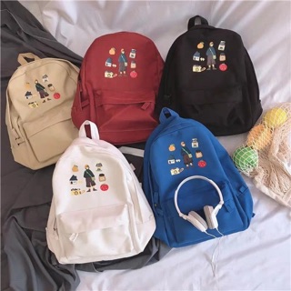 (Order) Balo Ulzzang balo đi học thời trang mẫu mới hot 2019 vừa a4