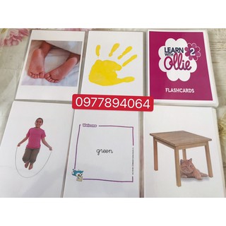 Flashcards  Learn with Ollie level 2 ❤️in 2 mặt☘️ép plastics