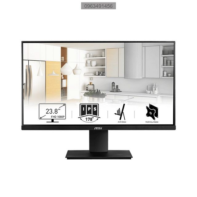 Màn hình MSI Pro MP241(23,8inch/FHD/IPS/60Hz/7ms/220nits/HDMI+DSub)