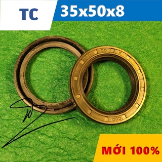 Phớt chặn dầu tc 35x50x8 ( phớt dầu / chắn dầu / lò xo / phớt ben / oil seal tc 35*50*8)