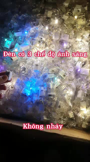 Dây đèn Led fairylight, dây đèn đom đóm 1m, 2m, 3 mét dùng pin | BigBuy360 - bigbuy360.vn