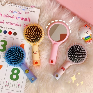 Gương lược chải tóc mini bỏ túi tiện dụng