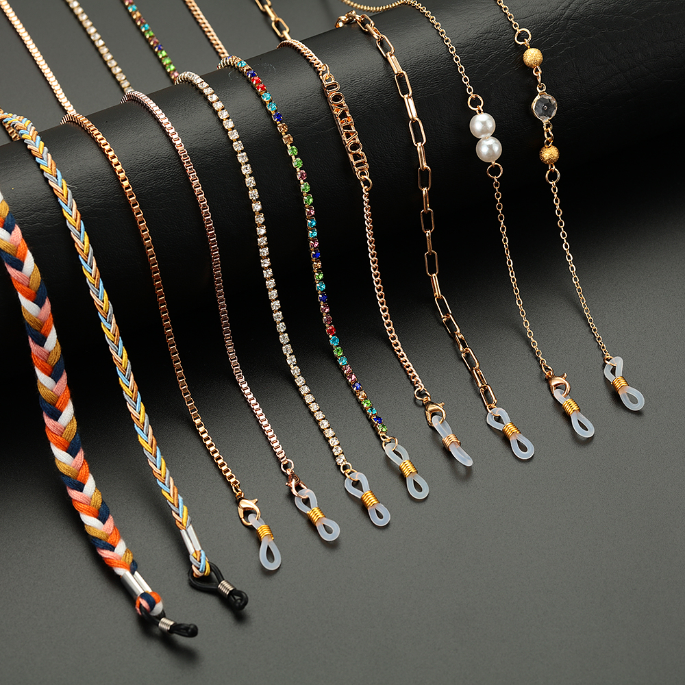 Dây chuỗi đeo kính điều chỉnh được thời trang