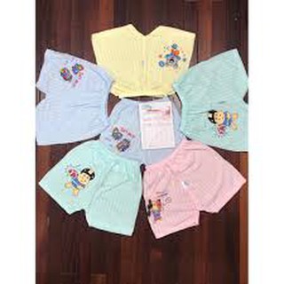 Quần chục đùi cotton kẻ cho bé