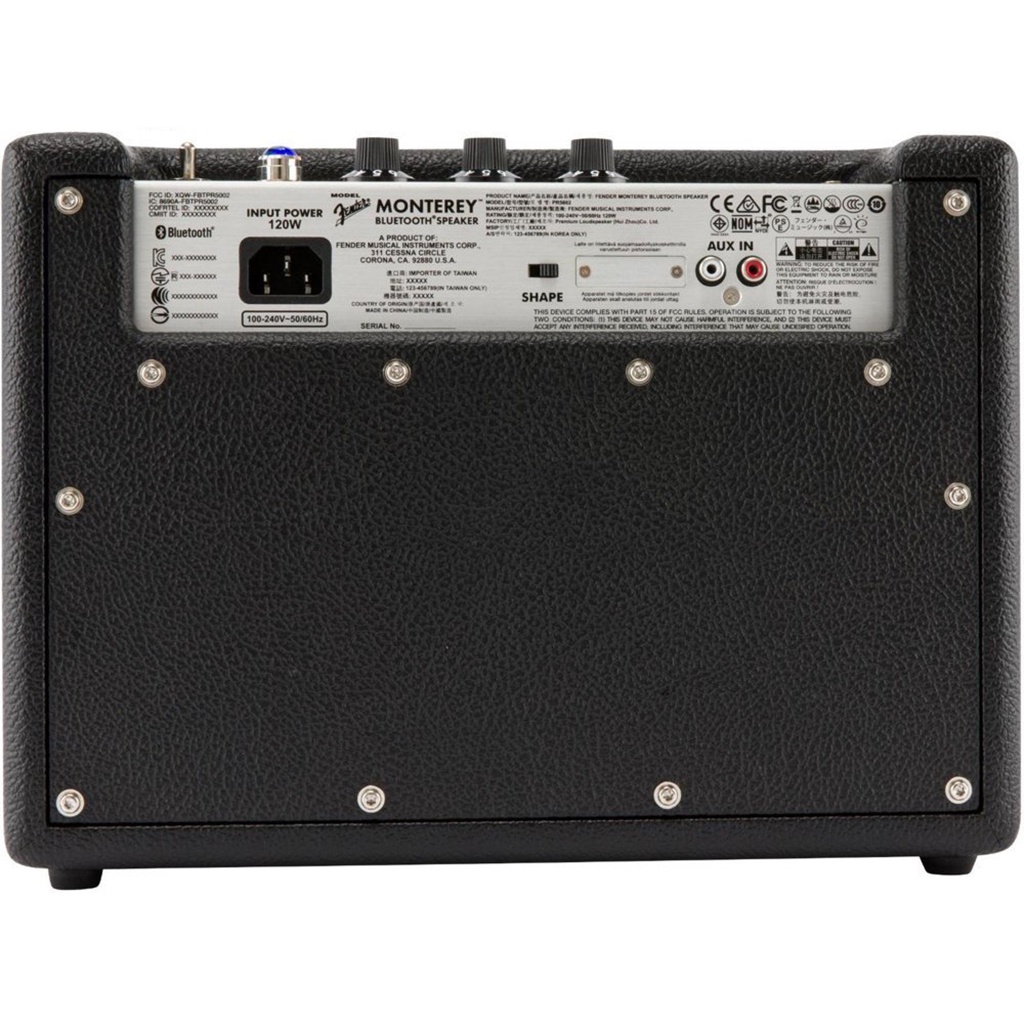 Loa bluetooth Fender Monterey - Công Suất 120W - Chinh Hãng