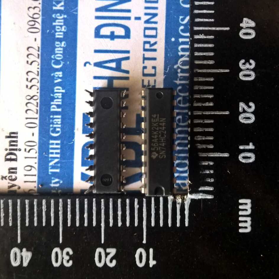 5 con 74HC244N 74HC244 HC244 DIP-20 IC cổng đệm không đảo kde1400