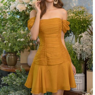 OLV - Đầm dự tiệc Marigold Wrinkle