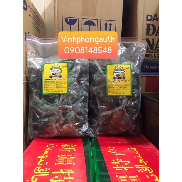 Tương đen Tương Việt hoa sen (15gr) 100 gói