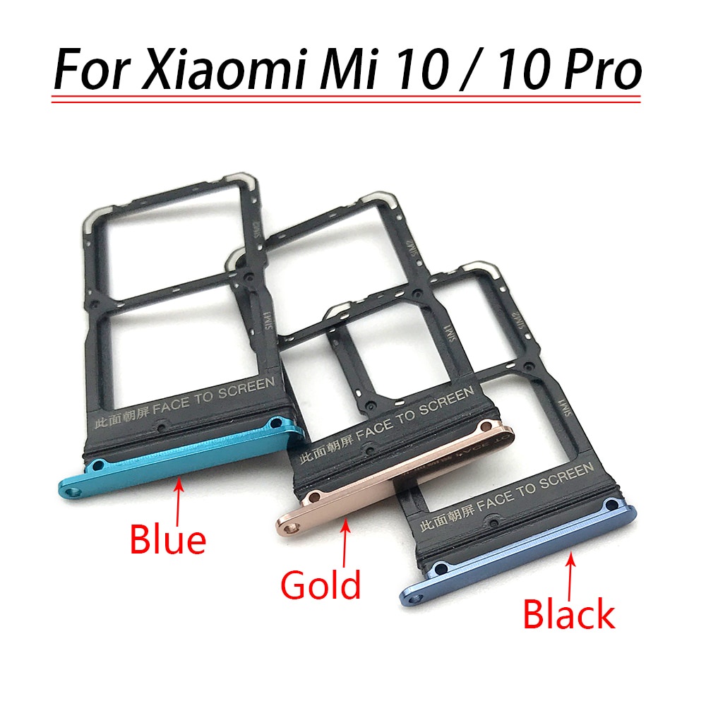 Khay đựng sim mới dành cho Xiaomi Mi 10 Mi10 Pro Mi 10T Lite Poco X3 SIM