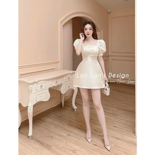 ĐẦM CỔ U VIỀN ĐÁ