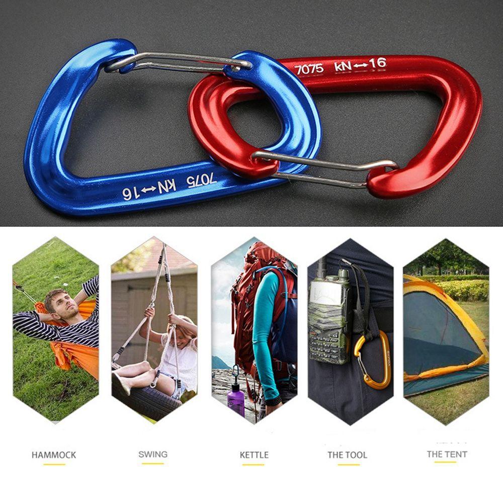 MAYSHOW Climbing Carabiner 6 Colors Tools Outdoor Accessory Safety Lock Hook