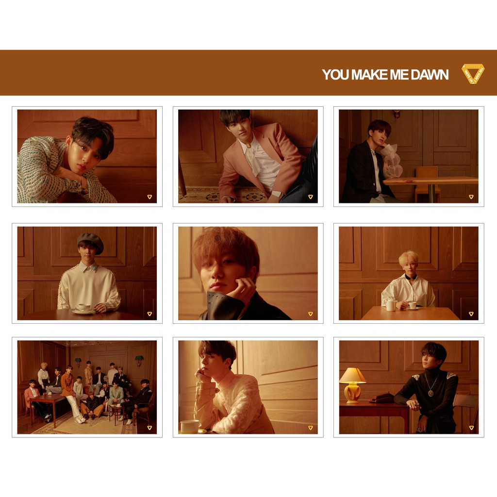 Lomo Card Ảnh SEVENTEEN - YOU MAKE ME DAWN ( 45 ảnh)