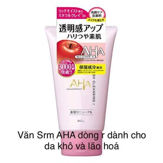 Sữa rửa mặt aha