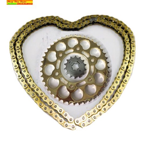 NHÔNG XÍCH OSAKIK CHO EXCITER150CC-428H V2019 SIÊU ĐẸP