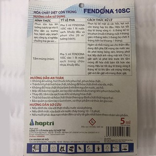 Thuốc Diệt Muỗi FENDONA 10SC 5ml